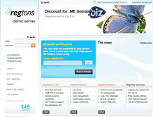 Tablet Screenshot of demoreg.net